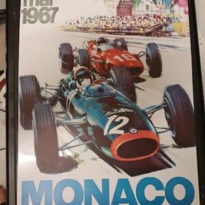 Metal sign 30 x 20 cm , Monaco 1967