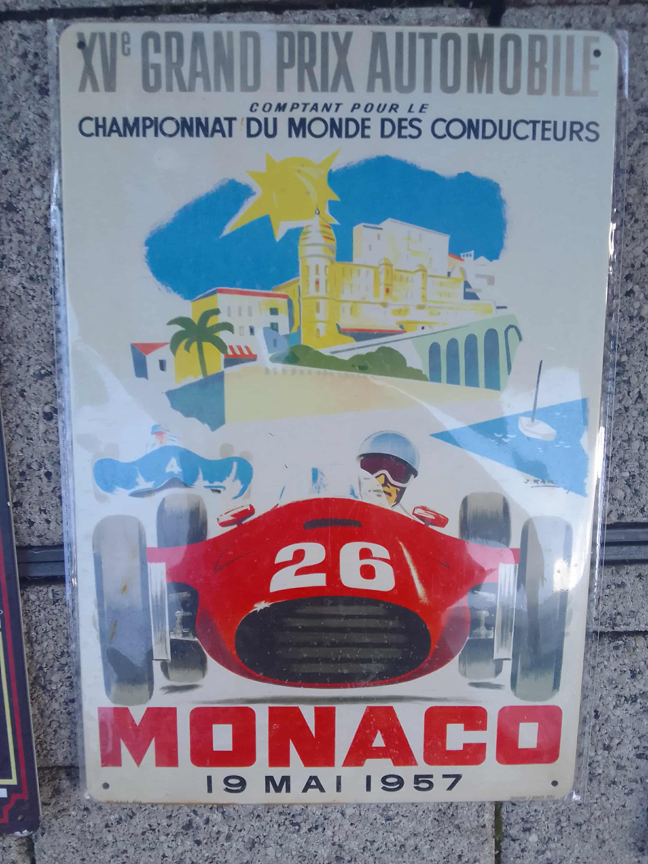 Metal sign 30 x 20 cm amazing metal art sign Monaco