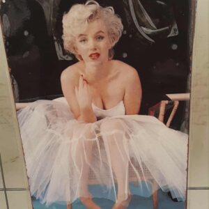 Metal sign 30 x 20 cm amazing metal art sign , Marilyn
