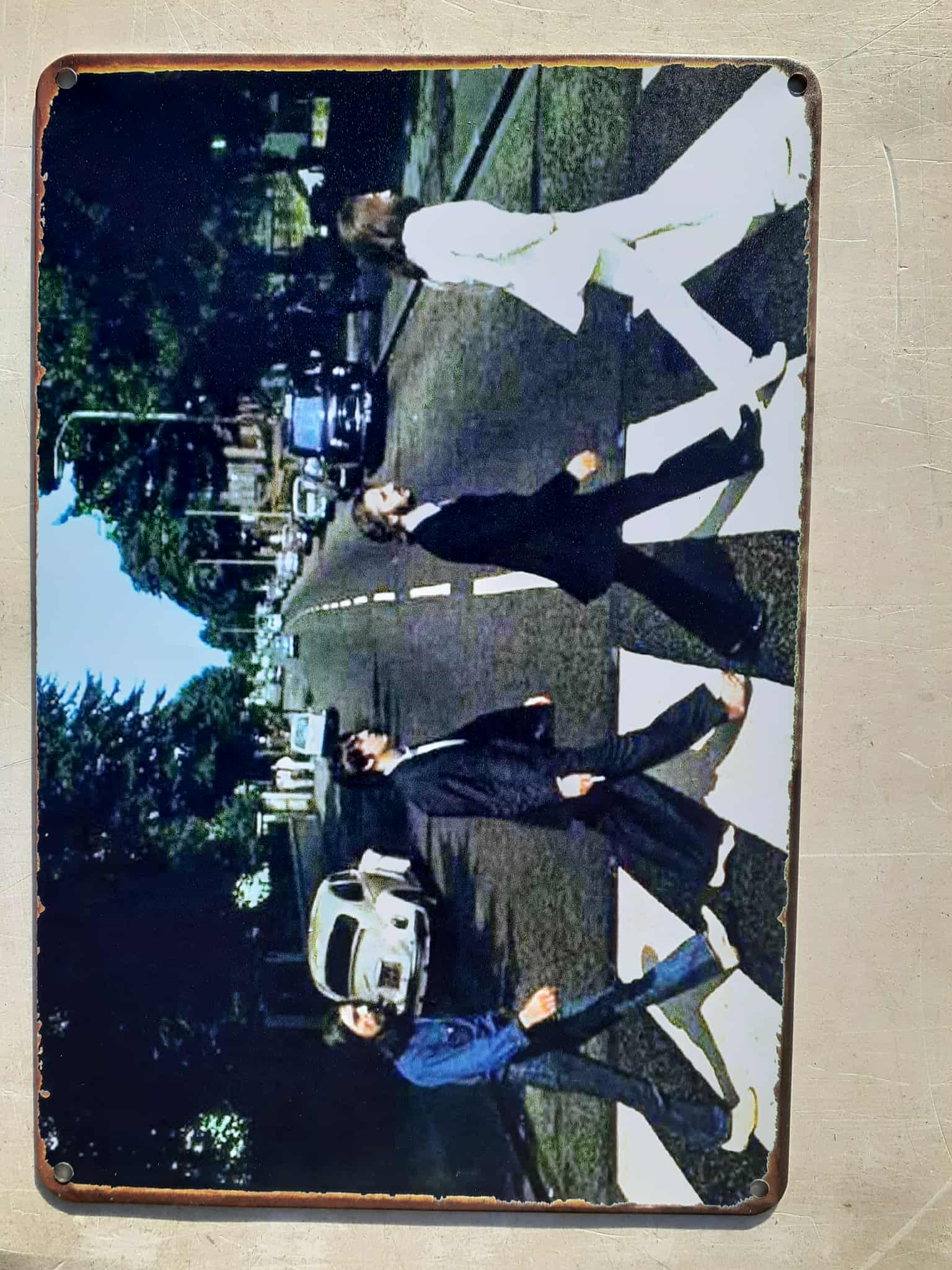Metal sign 30 x 20 cm, The Beatles crossing