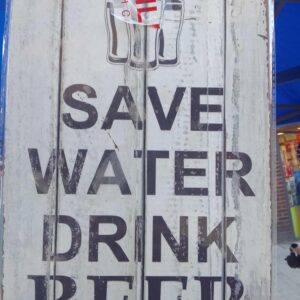 Metal sign 30 x 20 cm amazing metal art sign Save water