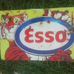 Metal sign 30 x  20 cm, Esso Tiger