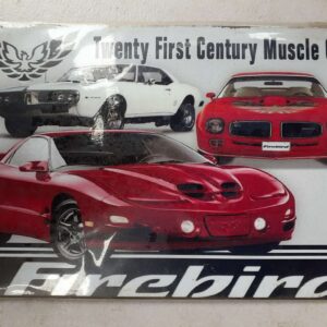 Metal sign 30 x 20 cm , Fire bird Muscle car