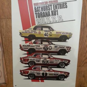 Metal sign 30 x 20 cm , Torana Bathurst