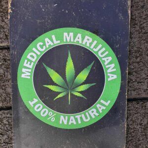 Metal sign 30 x 20cm , Medical Marijuana
