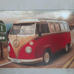 Metal sign 30 x 20 cm,   V dub splitty