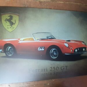 Metal Sign 30 x 20 cm   Sports car F