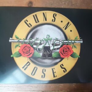 Metal Sign 30 x 20 cm  Gns an Roses
