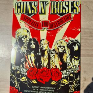 Metal sign 30 x 20 cm, Guns and Roses
