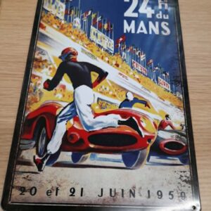 Metal sign 30 x 20 cm , Le Mans 24hours Pit lane