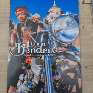 Metal sign 30 x 20 cm , Jimmy on bike