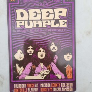 Metal sign 30 x 20 cm , Deep Purple